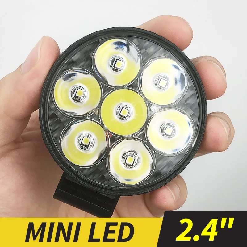 Super Mini Led Light Bar Spotlight 12V 24V Car Work Light Per Jeep Truck Boat Tractor Atv Offroad 4 X4 Barra Mini Led Headlight