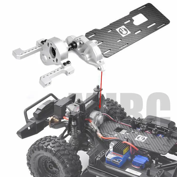 Grc Per Trx4 G2 Motore Pre-Gear Box Kit Motore Anteriore Per Trax Per Trx4 Defender Bronco Tactical Unit