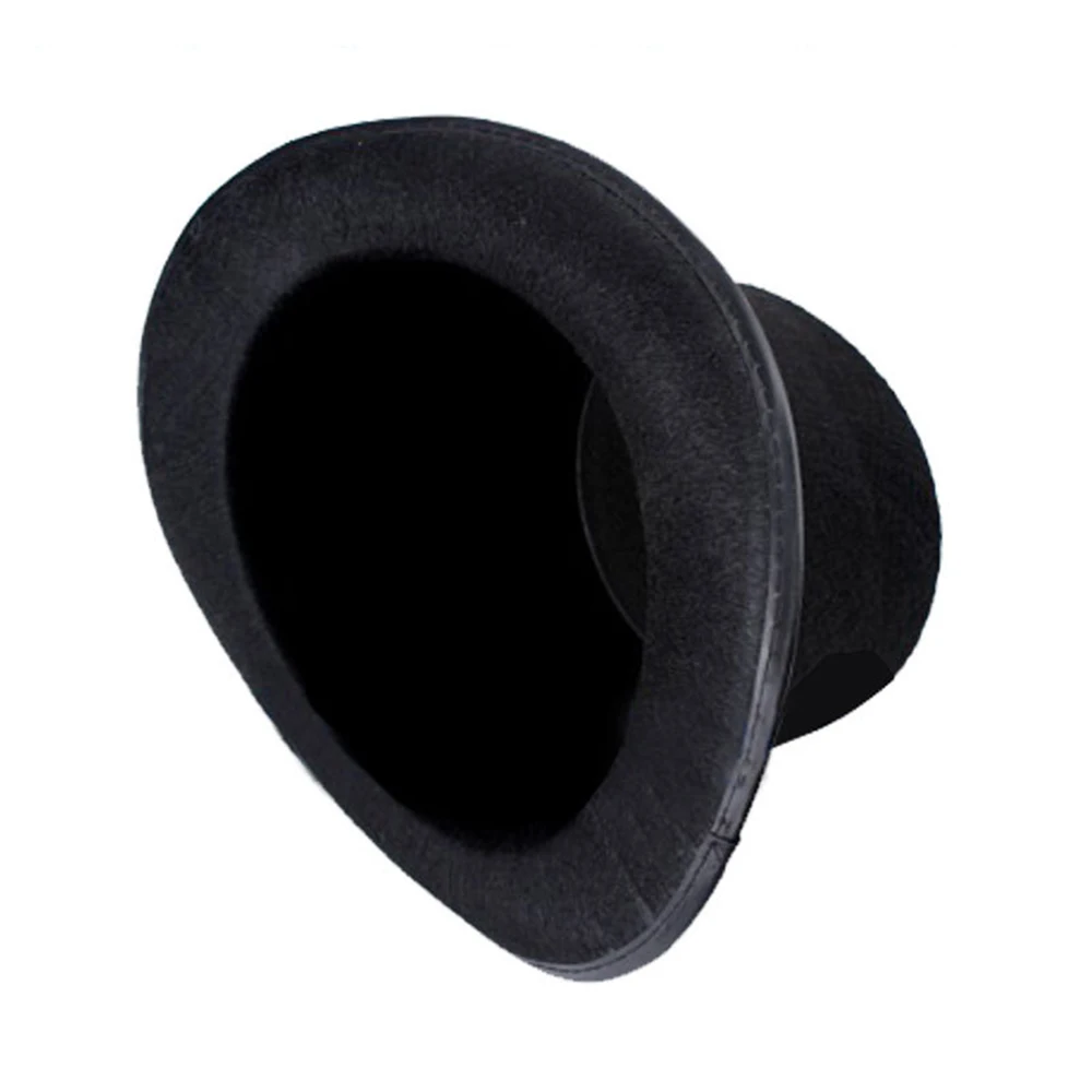 Cappello Da Uomo Nero Cappelli Da Mago Steampunk Baron Caroler Bambini Natale Coachman Costume Dress Up Fashion Gentleman