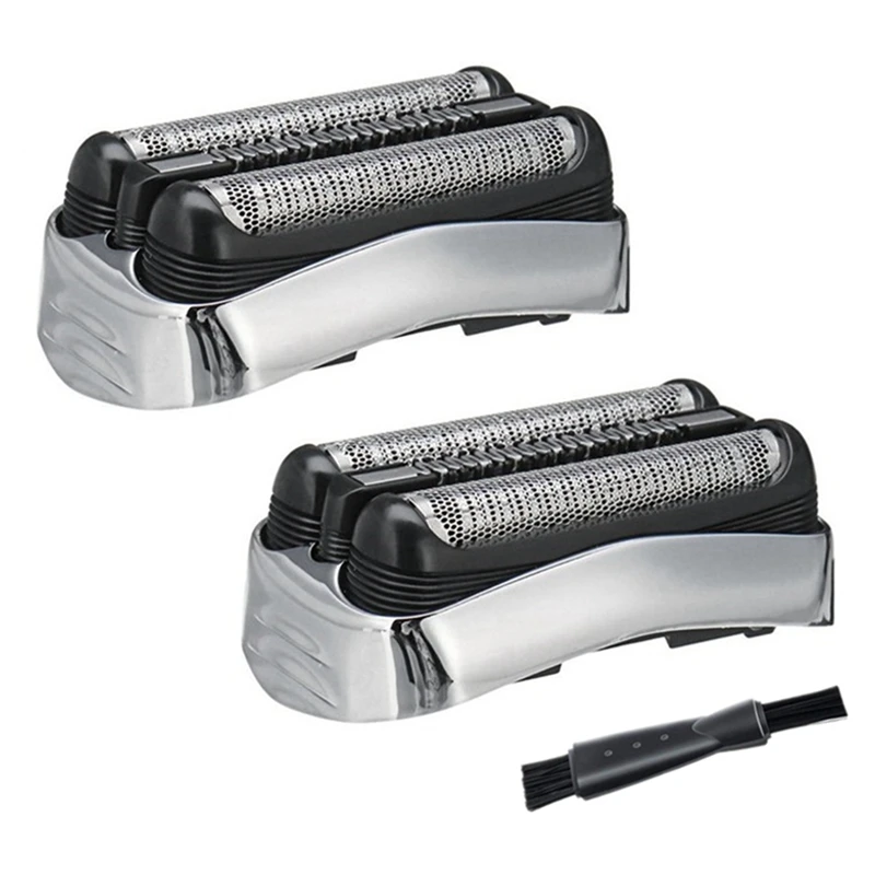 2Pcs 21S Shaver Replacement Head For Braun Series 3 21S 32S 320S-4 330S-4 340S-4 350Cc-4 Shaver Head