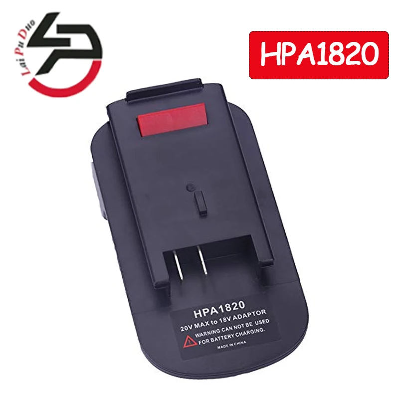 Hpa1820 Adattatore Per Conversione Batteria Per Black Decker Stanley Porter Cable 20V Max Batteria Al Litio Per Black Decker 18V Ni-Mh Tools