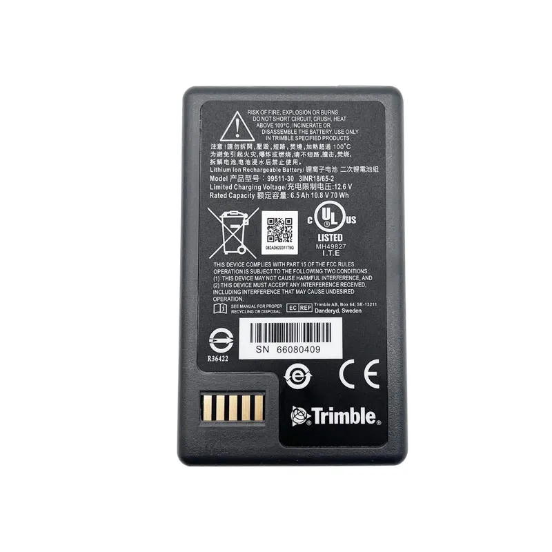 Batteria Da 6500Mah Per Batteria Per Stazione Totale Robotica Trimble S3, S5, S6, S7, S8, S9, Sx10 E Vx