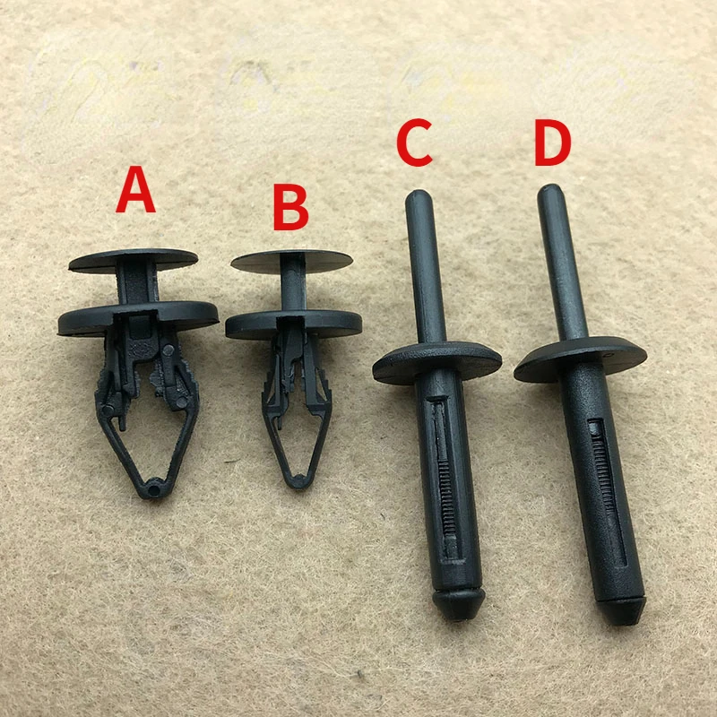 10Pcs For Jeep Wrangler Grand Cherokee Bumper Fender Fixing Buckle Wheel Trim Fixing Buckle Pull Rivet