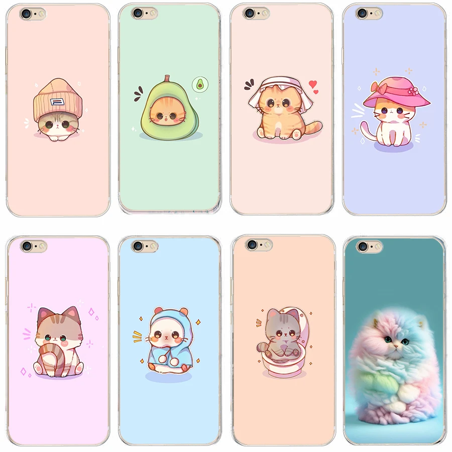 6 Per Iphone 4/4S/5/5S/6 Custodia Per Telefoni Cellulari Custodia Protettiva In Silicone Morbido Tpu