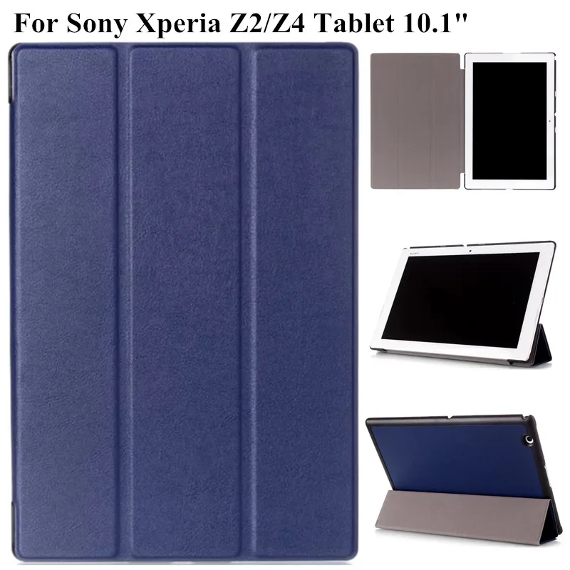 Per Sony Xperia Z2 Z4 Custodia Per Tablet Custodia Protettiva Di Lusso Custodia Protettiva Smart Folio Per Funda Sony Xperia Z2 Z4 Tablet 10.1 Pollici