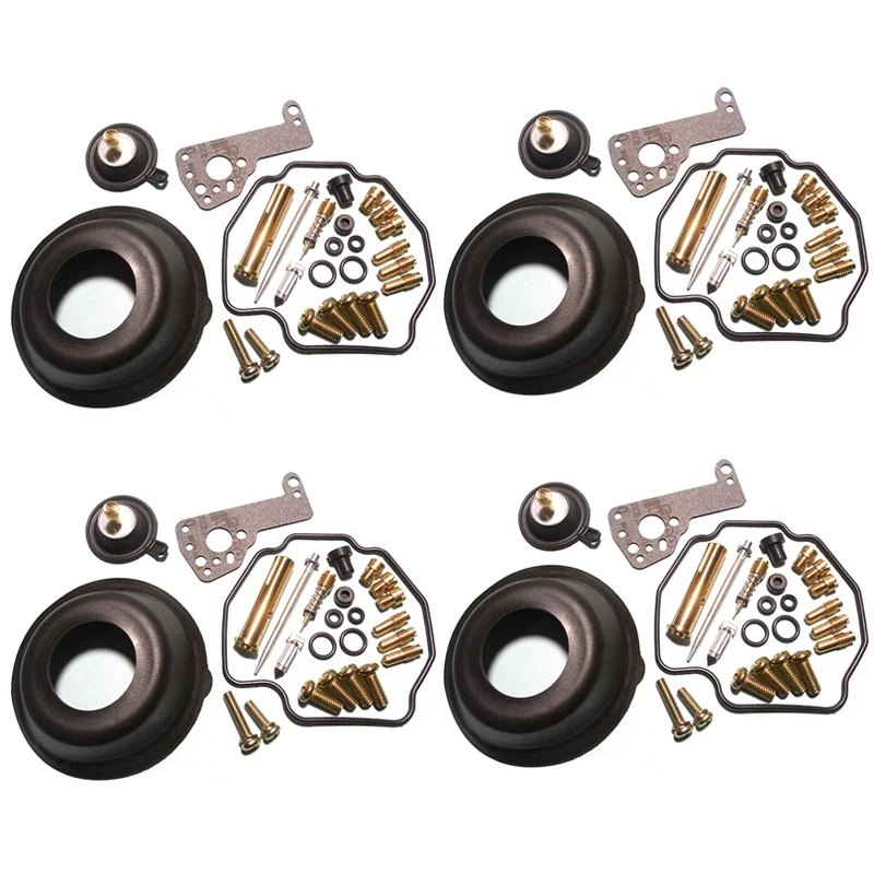 4X Motorcycle Carburetor Repair Kit Main Jet Sub For Yamaha Vmax V-Max 1200 Vmx12