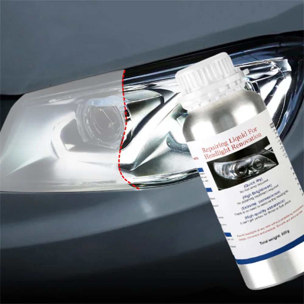 Prodotti Per Auto 800Ml Riparazione Lucidante Per Fari Polimero Liquido Riparazione Fari Auto Evaporatore Scratch Remover Strumento Automobilistico