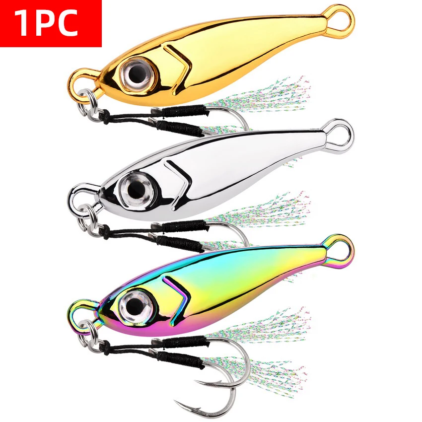 1 Pz Cast Metal Jig Slow Pitch Jig10G 20G 30G 40G Shore Casting Jigging Spoon Saltwater Jig Esca Artificiale Tonno Saltwater Tackle