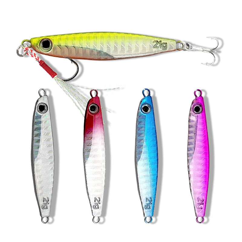1Pc Fishing Iron Metal Cast Jig Spoon Muslimshore Drag Cast Jigging Spoon Sea Bass Fishing Lure Esca Artificiale Tackle