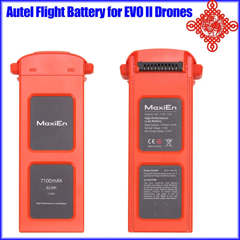 Batteria Di Volo Autel Robotics Originale 7100Mah Batterie Di Ricarica Li-Po Per Autel Robotics Evo 2/ Pro/ Dual Hd Camera Drone