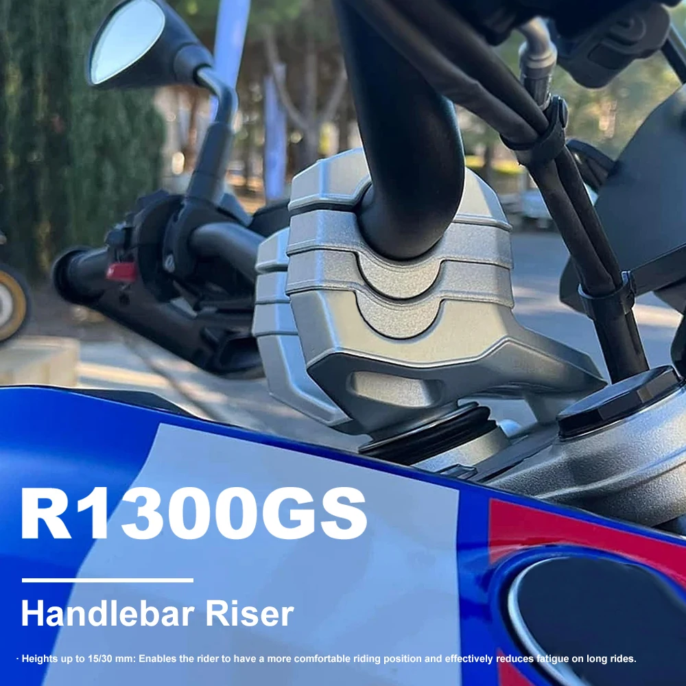 Nuovo R1300Gs Manubrio Riser Bar Mount Morsetto Maniglia Accessori Moto Rialzato Da 15/30Mm Per Bmw R1300Gs R1300Gs R 1300 Gs