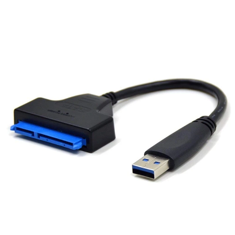 Cavo Adattatore Da Usb 3.0 A Sata Per Unità Ssd/Hdd Da 2.5 Pollici-Convertitore E Cavo Esterno Da Sata A Usb 3.0, Usb 3.0 - Sata Iii Conv