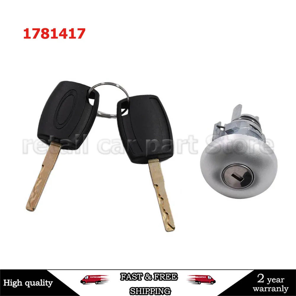 Cilindro Serratura Porta Anteriore Con 2 Chiavi Per Ford Transit Mk8/Per Ford Transit Custom 1781417