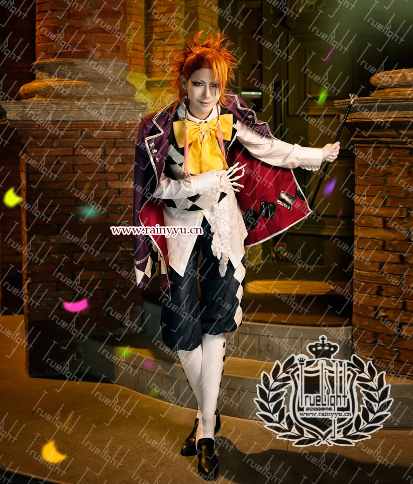 Costume Cosplay Anime Black Butler Noah Noè Ark Circo Joker 11