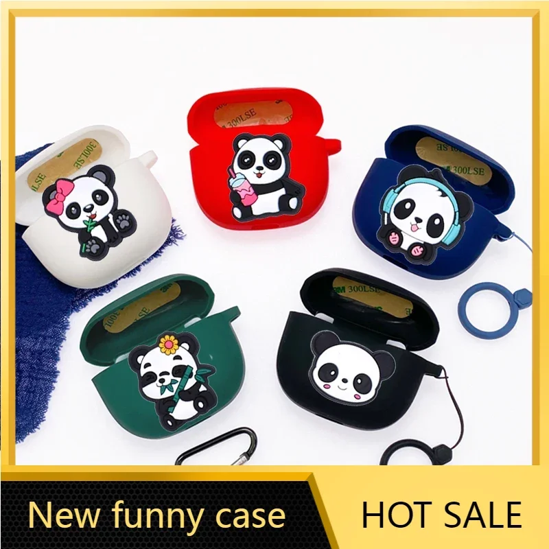 Custodia Panda Carina Per Custodia Jabra Elite 5 4 3 2 Custodia Per Auricolari In Silicone Carino Per Custodia Jabra Elite 4 Fundas