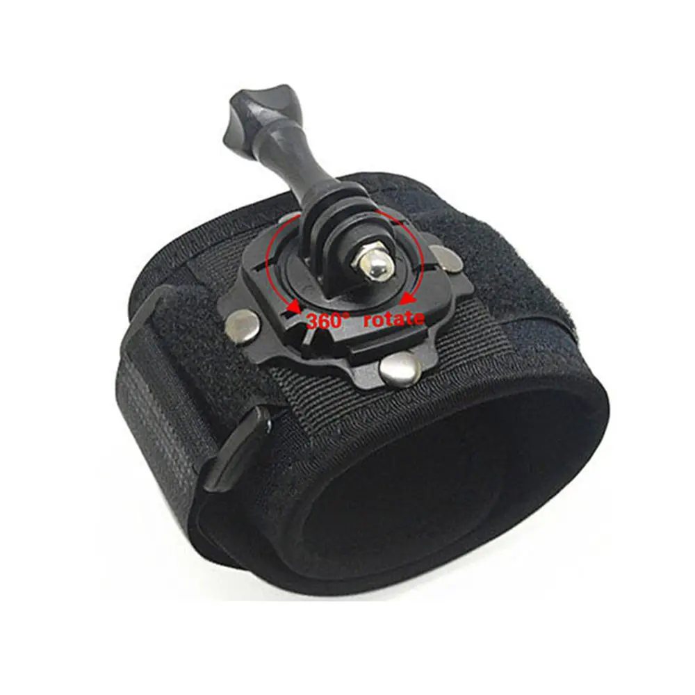 Action Accessories Handle 360 Degree Rotation Mount Hand Wrist Strap Holder For Gopro Hero10 9 8 7 6 Xiomi Yi Insta360