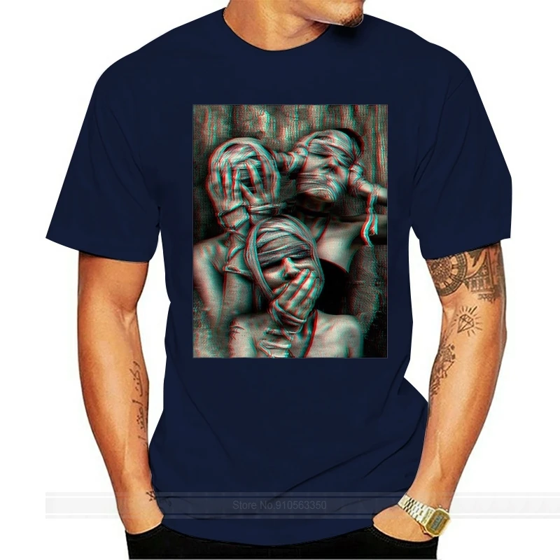 Maglietta Hotbox Tre Scimmie Mummia Satana Satanic Anton Lavey Zombie Chiesa Goth Popolare Tee Shirt