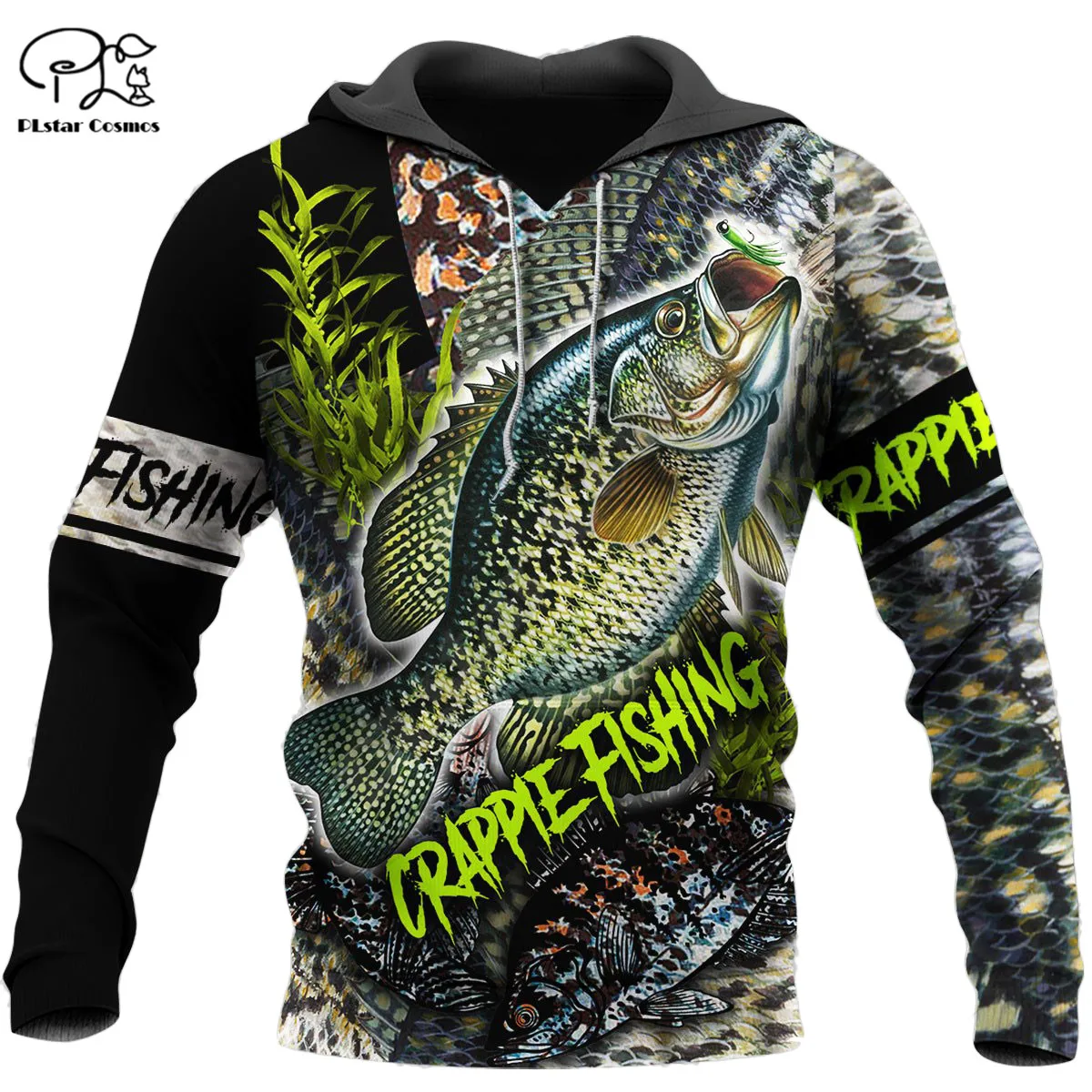 Animal Crappie Fishing Felpe Felpa Con Cappuccio Stampata In 3D Harajuku Autunno Streetwear Donna Foe Uomo Casual Tuta Dropship