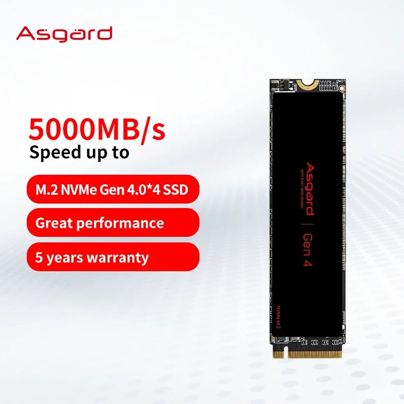 Asgard Ssd An4.0 Lite 512G 1Tb 2Tb Ssd Nvme M.2 An4 Solid State Hard M.2 Ssd 1Tb 2Tb Disco Rigido Interno Per Desktop