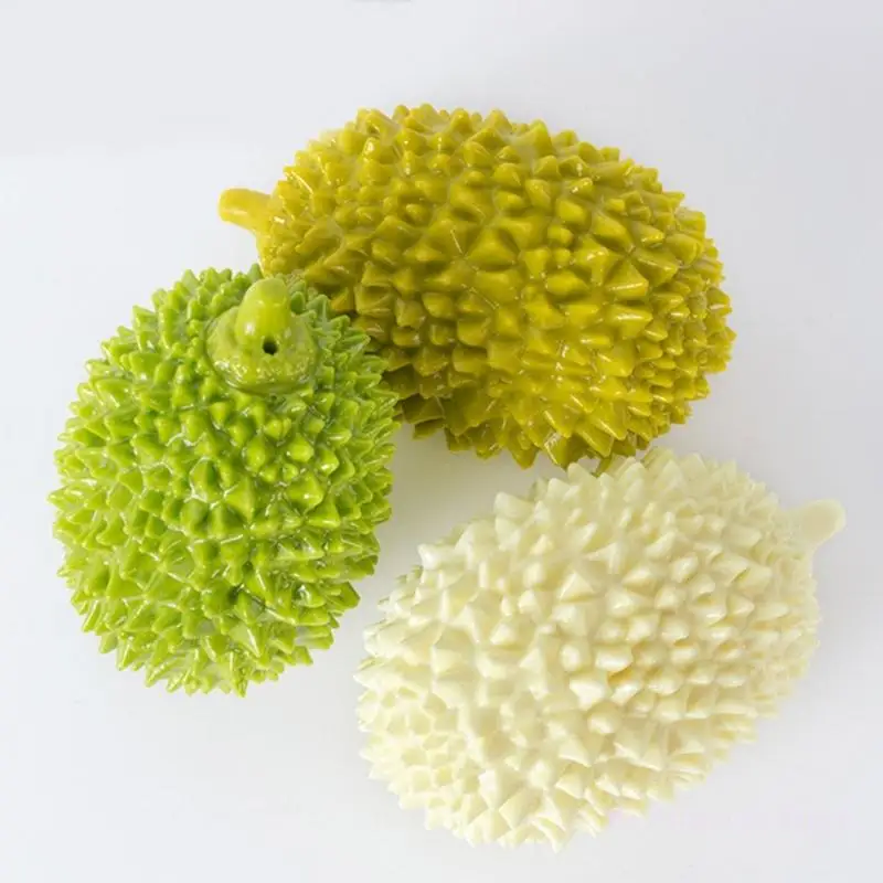 Cute Durian Shape Dog Teething Toy For Aggressive Chewer Dog Toy Dog Squeaker Toy Dog Chew Toy Dog Bite Toy For Pet Puppies