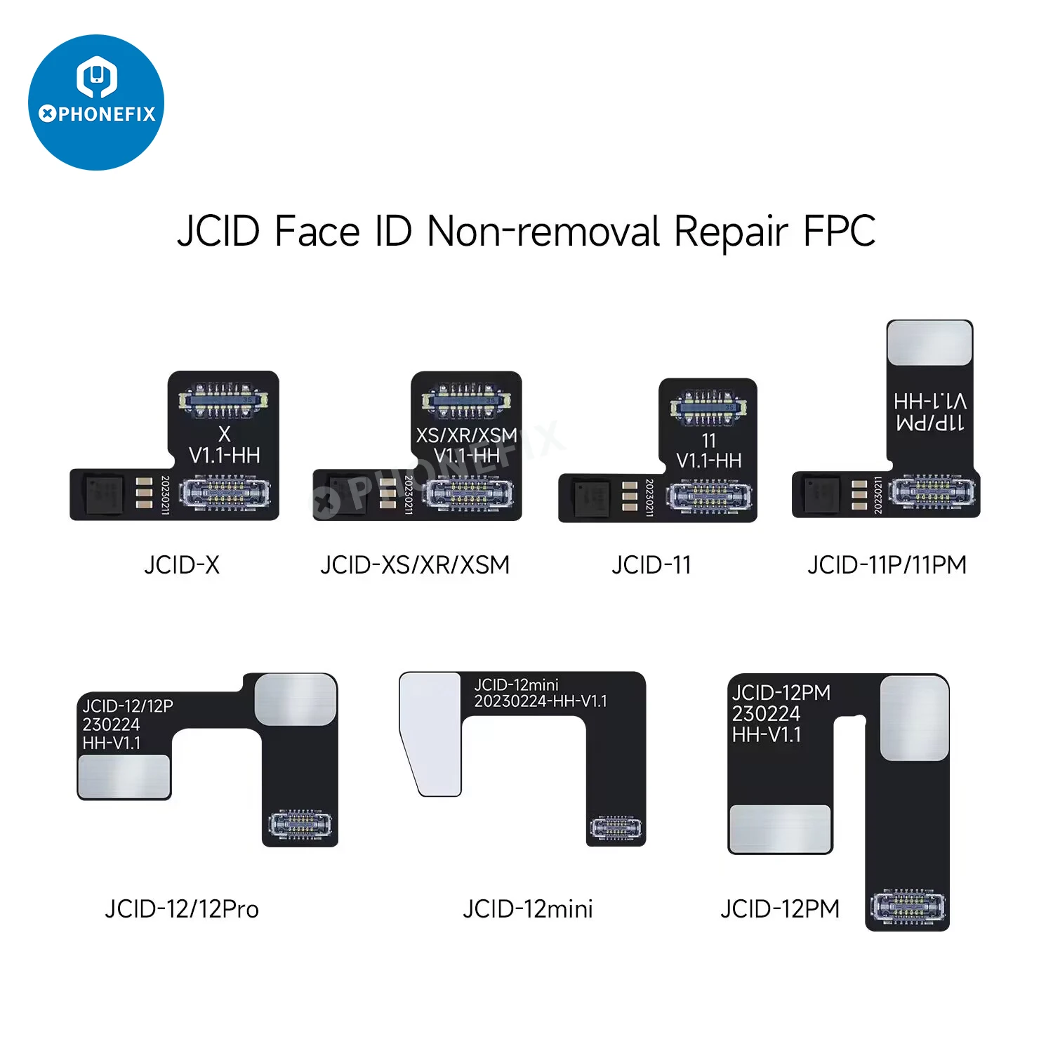 Jc Non C' È Bisogno Di Saldatura Dot Projector Face Id Repair Flex Cables Jcid Face Id Attivazione Adattatore Di Lettura E Scrittura Per Iphone X-14Pr