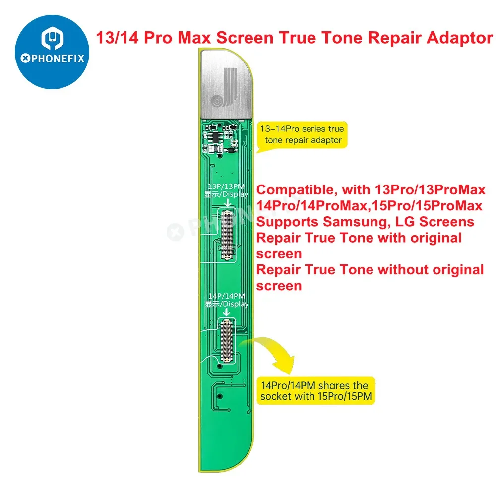 Jc V1Se Screen Data Read Write Repair Board Programmer Per Iphone X 11 12 13 14 Pro Max Screen Colore Originale True Tone Repair