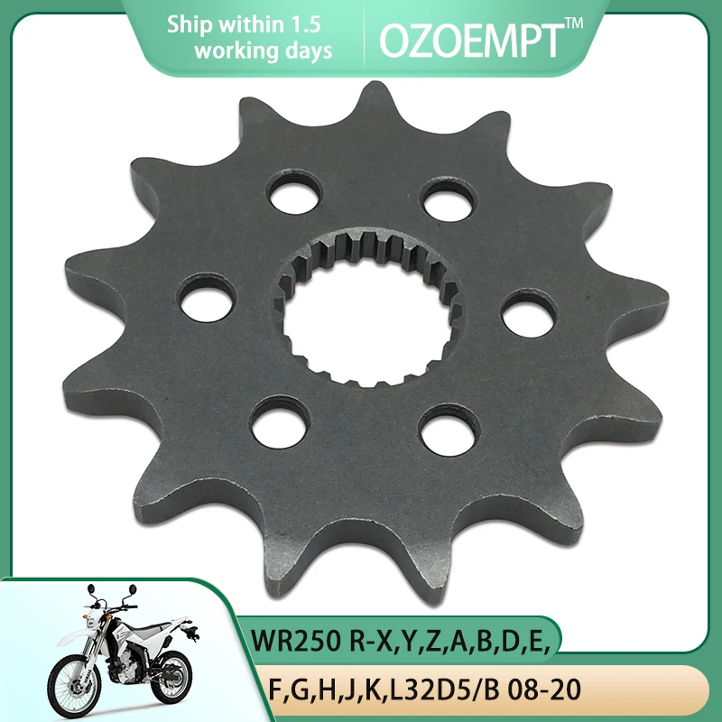 La Ruota Dentata Anteriore Del Motociclo Ozoempt 520-13T Si Applica A Wr250 R-X,Y,Z,A,B,D,E,F,G,H,J,K, L32D5/B Yz250 F-N,P,R,S (4 Tempi) 01-04