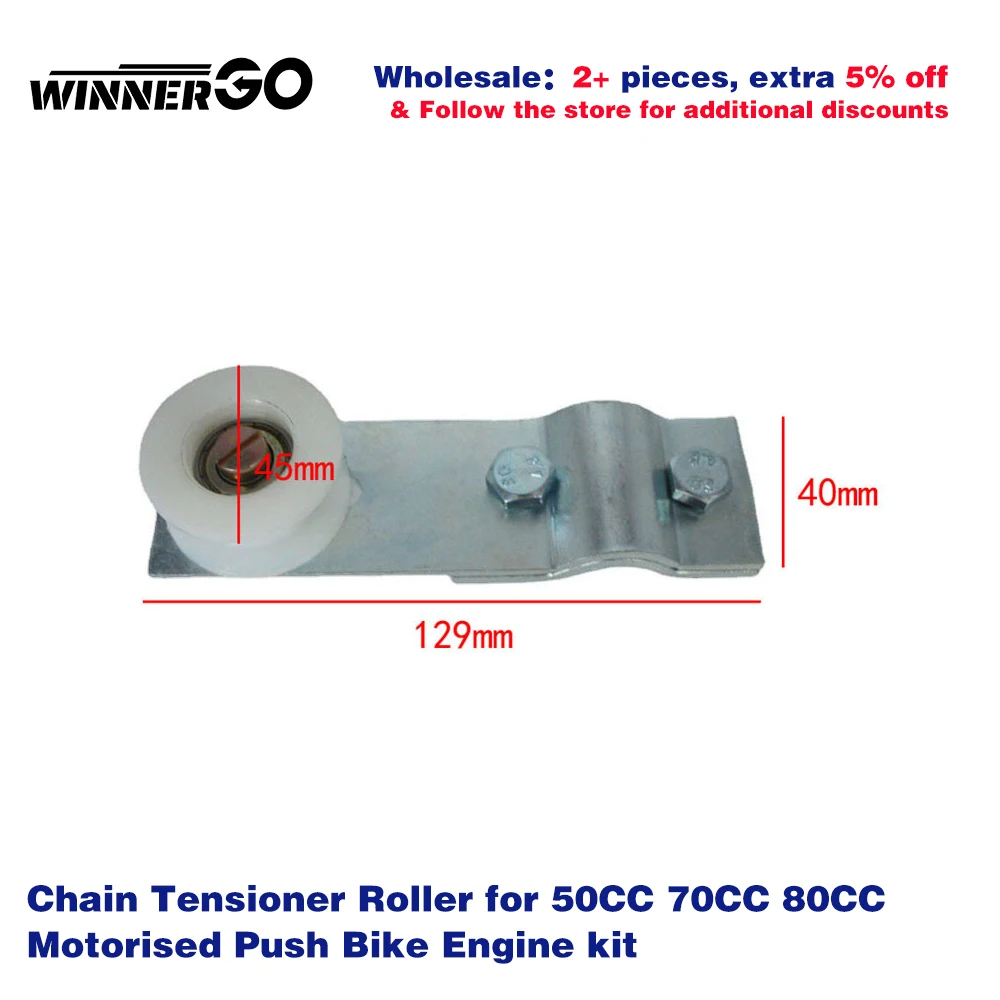 Rullo Tendicatena Per Kit Motore Push Bike Motorizzato 50Cc 70Cc 80Cc