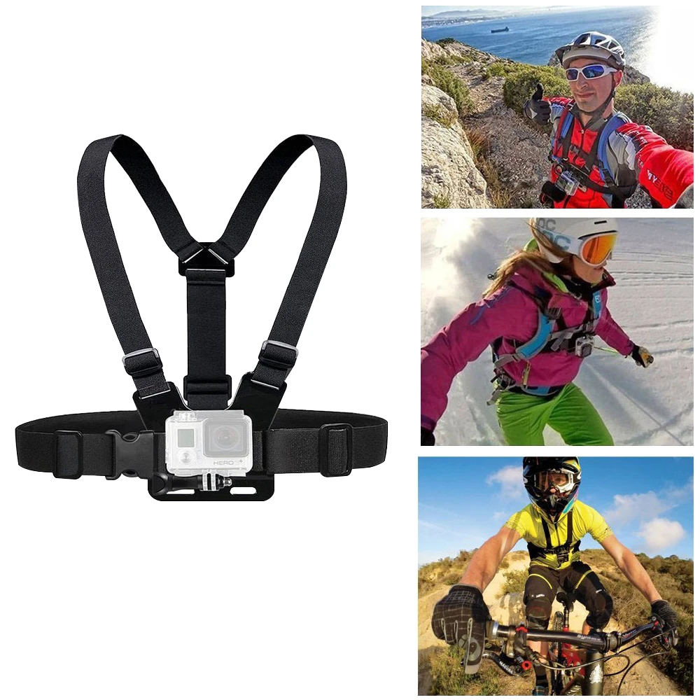 Djustable Fascia Toracica Action Camera Toracica Mount Harness Per Gopro Sjcam Sj4000 Supporto Da Cintura Per Gopro Hero 5 4 Sport Accessori