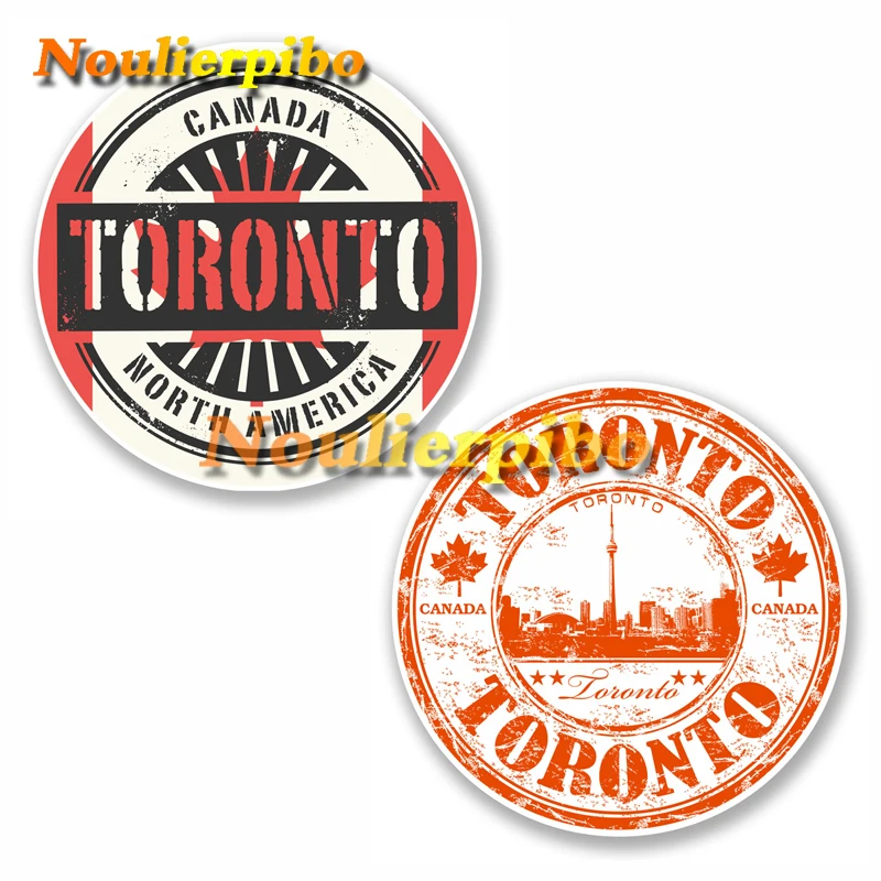 Toronto Canada Flag Vinyl Car Sticker Car Moto Valigia Bagaglio Trolley Case Laptop Mobile Forniture Per Ufficio Decalcomanie