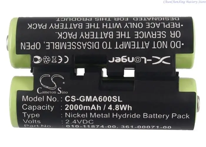 Batteria Sostitutiva Da 2000Mah Per Garmin Astro 320 Palmare, Gpsmap 63Sc, 63X, 639, 669,66S,Psmap 64,64X,64St Con Regali