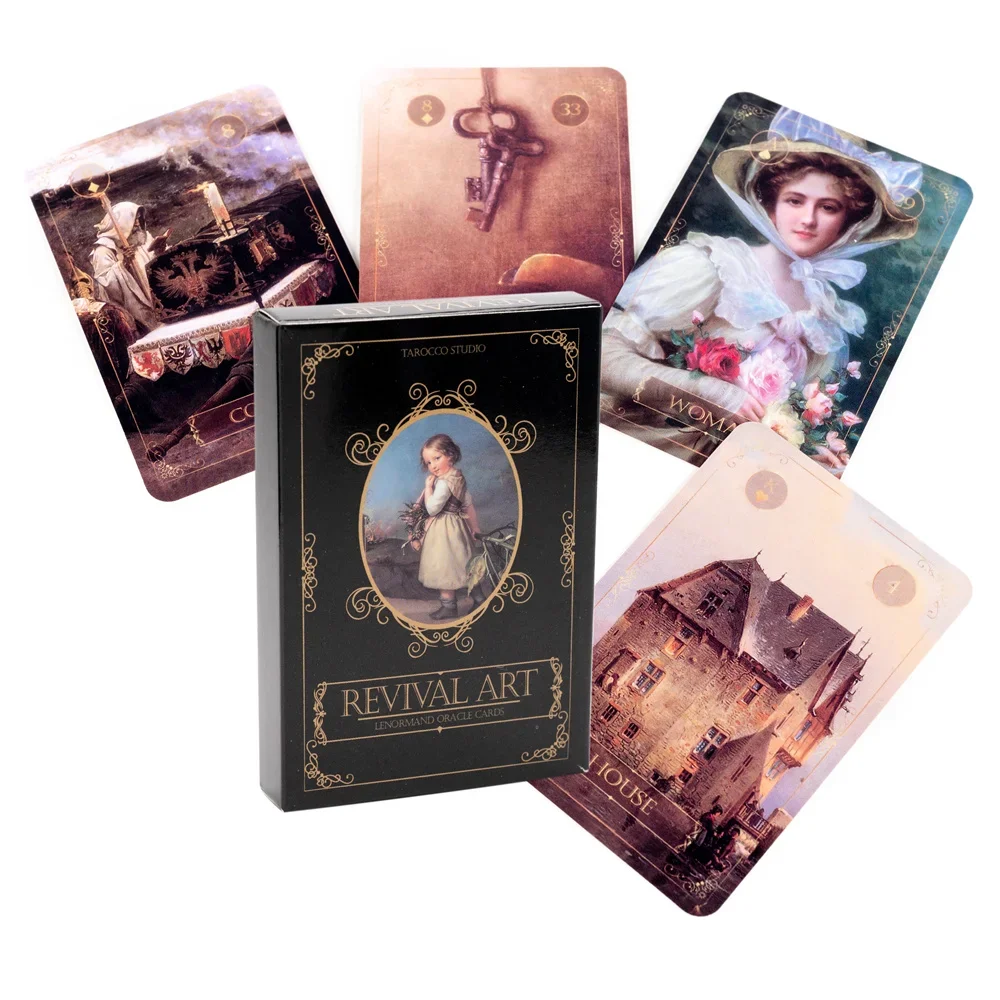 Pratica Divinazione Revival Art Lenormand Card Original Necromancy Oracle Boardgame Miraculous Deck Lenormand