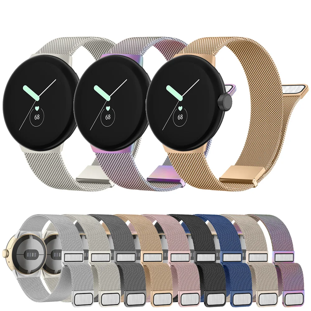 Nuovo Cinturino Milanese Loop Per Google Pixel Watch Band Cinturino In Metallo Cinturino Per Google Pixel Watch Wristband Sostituzione