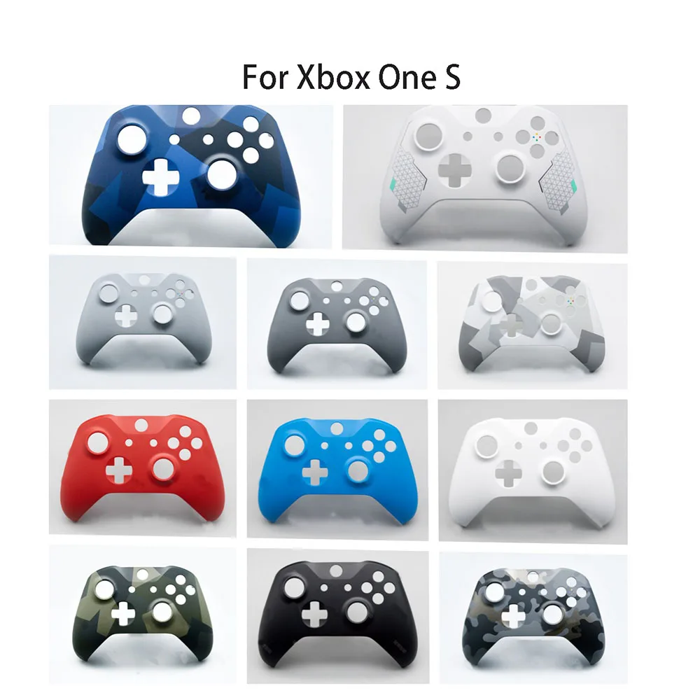 Custodia Anteriore Shell Case Faceplate Cover Per Xbox One S Controller Sostituzione Top Back Case Faceplate Cover Accessori