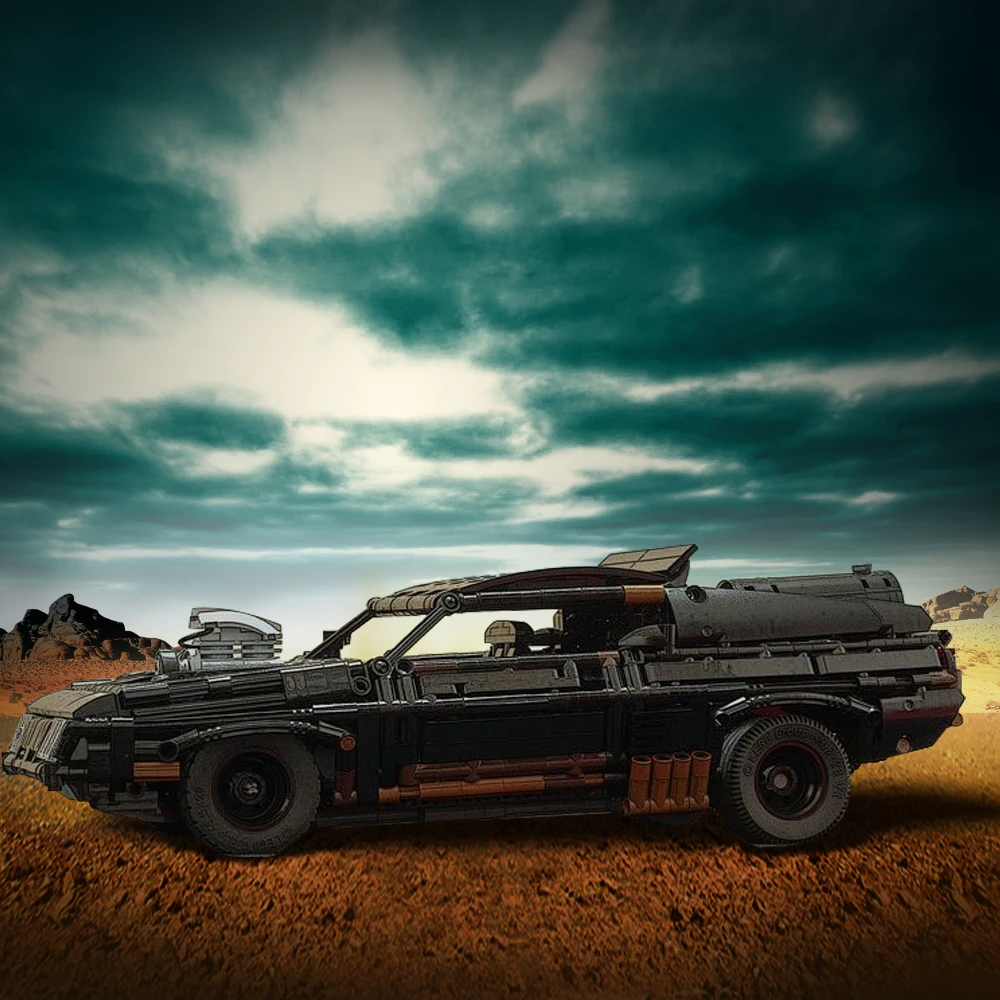 Moc Mad Max Black Intercepto Periferiche Cinematografiche Building Block Giocattoli Educativi Set Per Regali Regali Di Compleanno Per Bambini