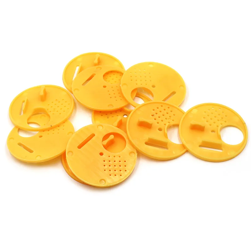 50 Pcs Beehive Bee Box Nest Door Prese D'Aria Strumenti Per Api Attrezzature Per Apicoltura Forniture In Plastica Rotonda Bee Hive Box Ingresso