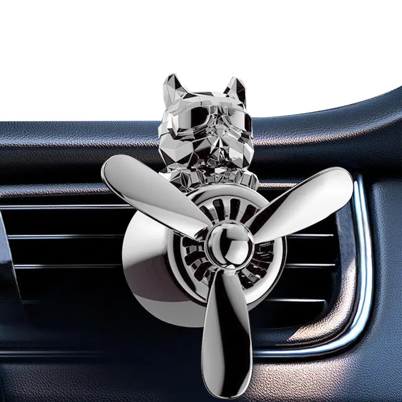 Bulldog Pilot Deodorante Per Auto Cool Animal Pilot Vent Clip Diffusore Di Profumo Per Auto Ventola Di Uscita Dell'Aria Per Auto Clip Di Sfiato Per Au