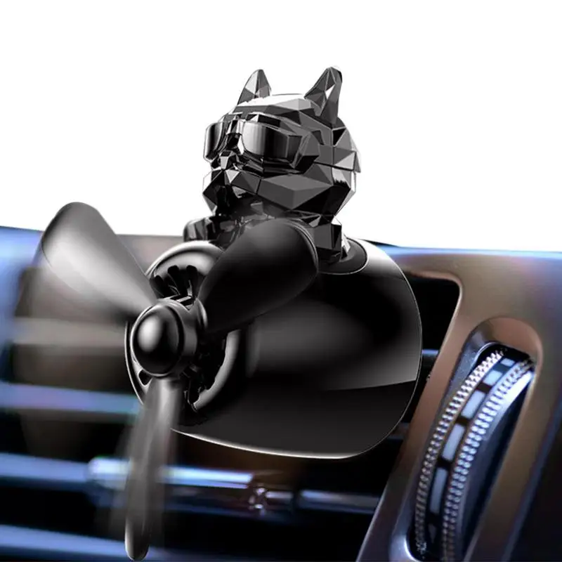 Bulldog Pilot Car Deodorante Per Auto Cartoon Animal Pilot Plane Deodorante Per Auto Presa D'Aria Ventola Clip Di Sfiato Per Autoveicoli Deodorante Pe
