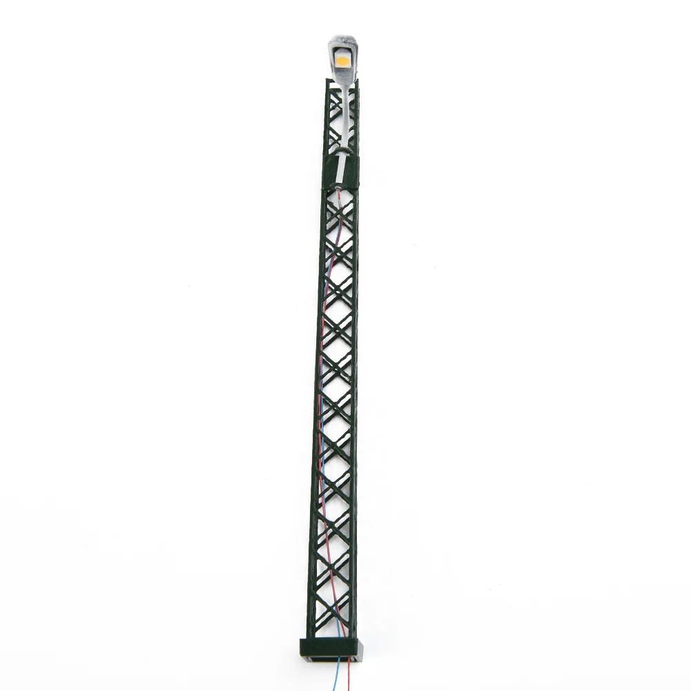 5Pcs Model Railway Lights Lattice Mast Light, Gauge H0 Light Layout Led Lamp Railway Decoration Building Accessori Paesaggistici