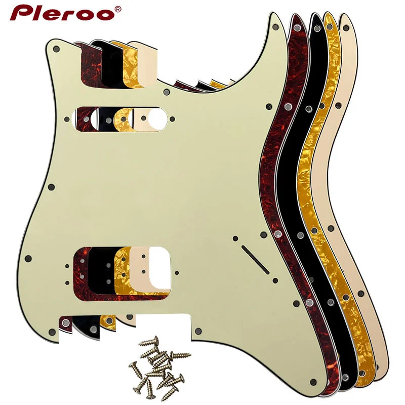 Battipenna Per Chitarra Personalizzata-Per Noi 11 Fori Per Viti Stratocaster Con Floyd Rose Tremolo Bridge Deluxe Humbucker Hs Senza Manopola Di Contr