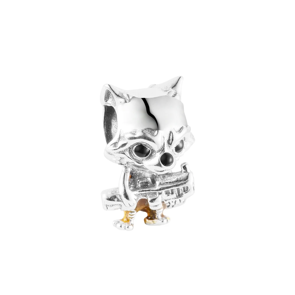 Adatto Per Bracciali Pandora Rocket Raccoon Charm Originale 925 Perline In Argento Sterling Per Gioielli Fai Da Te Plata Pulseras