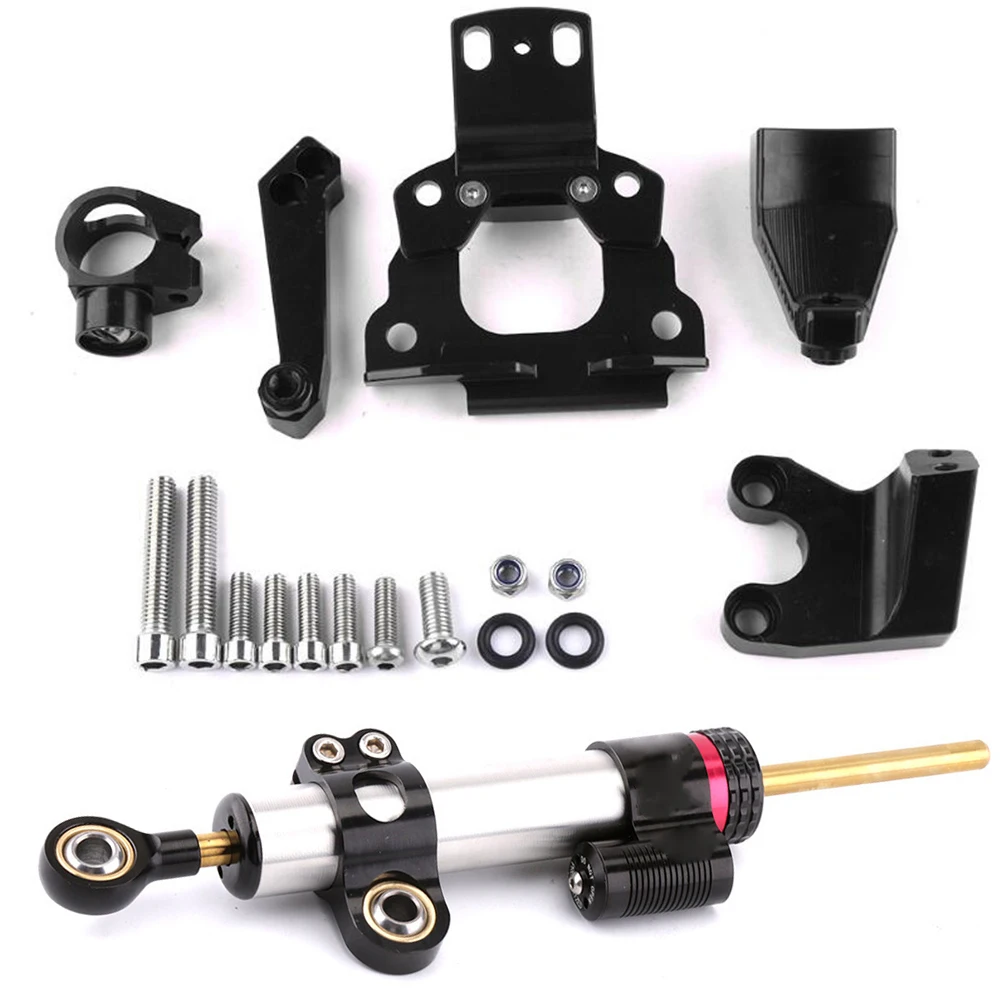 For Kawasaki Z650 Z 650 2017-2018 Cnc Aluminum Motorbike Adjustable Motorcycles Steering Stabilize Damper Bracket Mount Kit