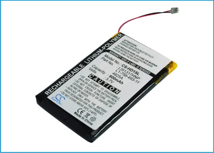 Batteria Pmpsyhd1 Da 800Mah Per Lettore Mp3 Sony Nw-Hd1