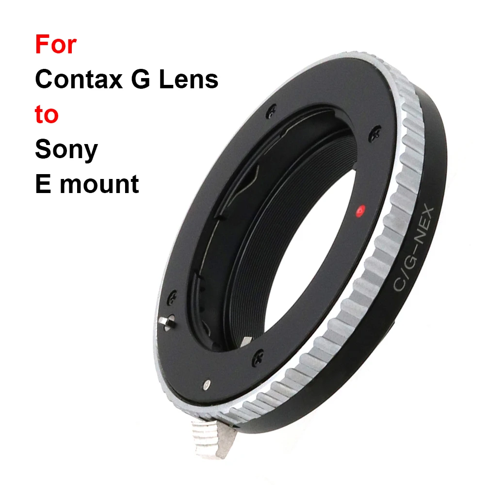 Contax G-Nex Per Contax G Lens - Sony E Mount Adapter Ring Per Contax G28,G45,G90 Ecc. E Sony E / Fe Camera A6000,A7,A9,A1