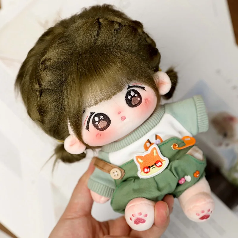 20Cm Rain Idol Doll Peluche Cotton Star Dolls Con Vestiti Kawaii Farcito Baby Plushies Dolls Toys Fans Collection Regali Per Bambini