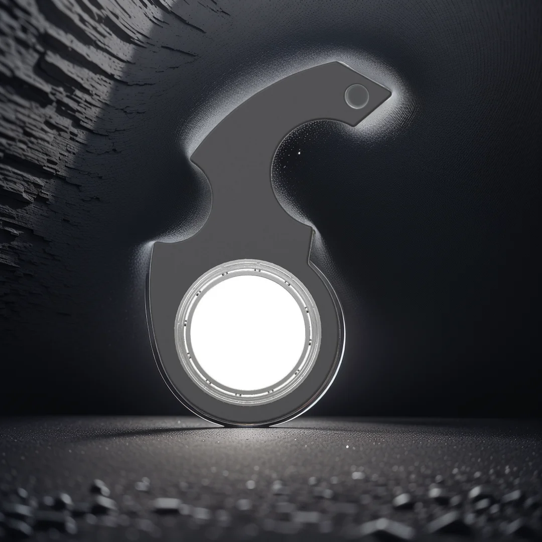 Karambit Spinner Fidget Portachiavi Giocattolo Per Chiavi Dell'Auto Giocattolo Ribaltabile Per Adolescenti, Adulti