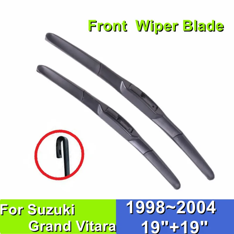 Spazzola Tergicristallo Per Suzuki Grand Vitara 19 "+ 19" Parabrezza Parabrezza Auto Finestra Anteriore 1998 ~ 2004 Accessori