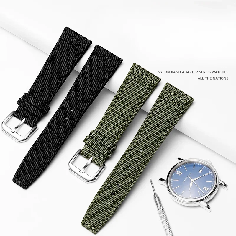 Per Iwc Cinturino Per Orologio Uomo Donna Fibra Da Arrampicata Nylon Originale Portogallo Timing Seven Days Accessori Di Ricambio Portofino