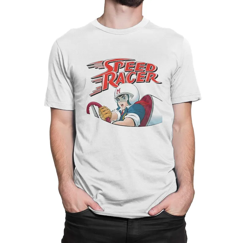 Maglietta Speed Racer S 3Xl Maniche Lunghe O Corte