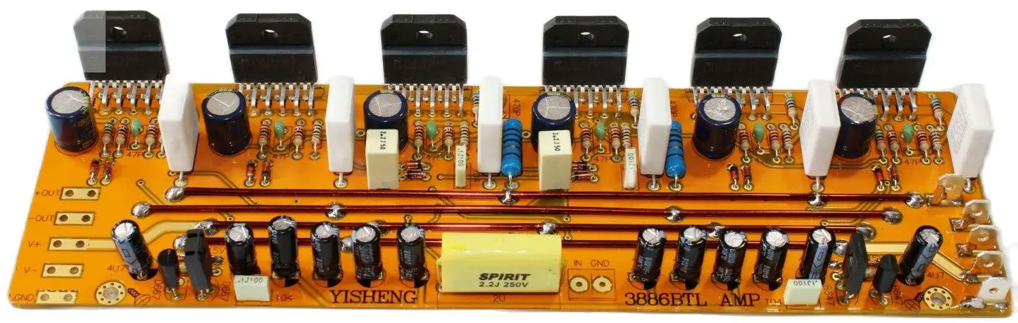 Fai Da Te Lm3886 Btl Mono 360W Kit Scheda Amplificatore Di Riferimento Jeff Rowland Power Amp Circuit